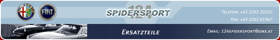 124spidersport Ersatzteile